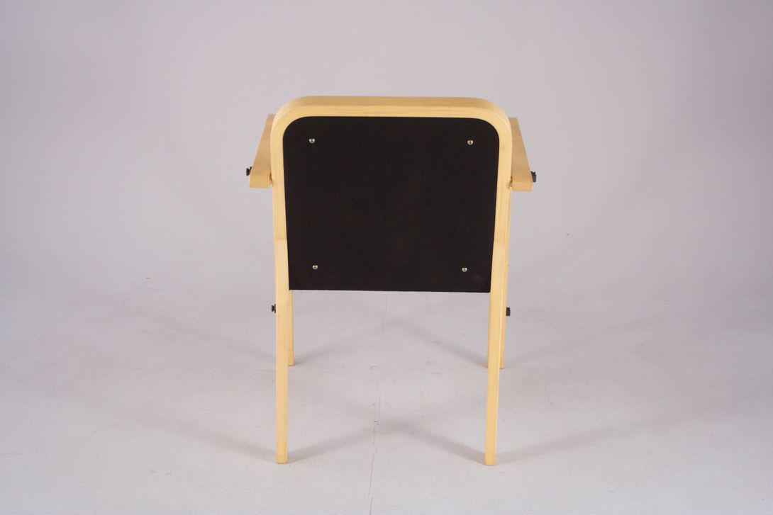 Foto Black Chair, Bent Wood *
