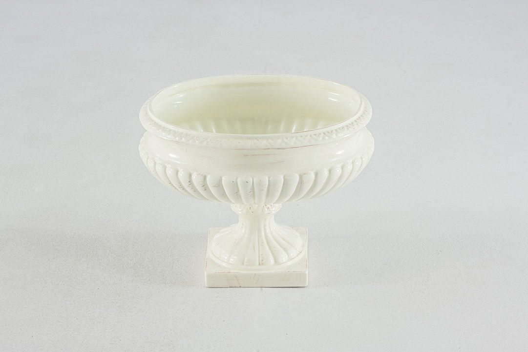 Foto White Porcelain Flower Pot **