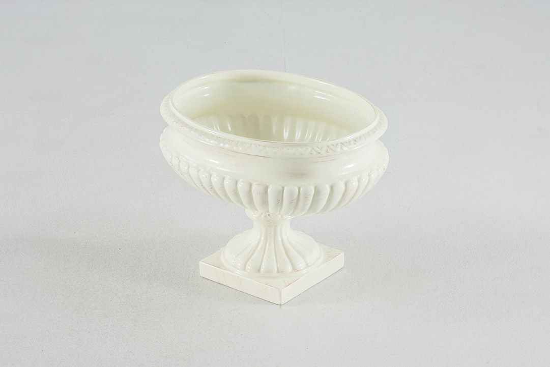 Foto White Porcelain Flower Pot **