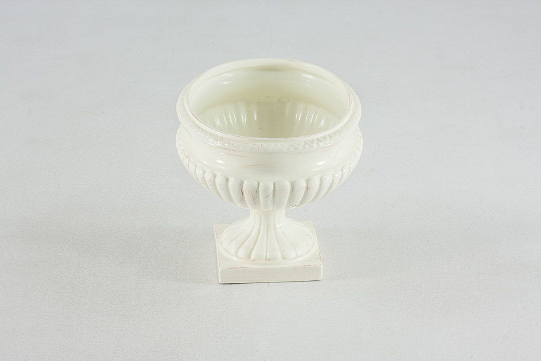 Foto White Porcelain Flower Pot **