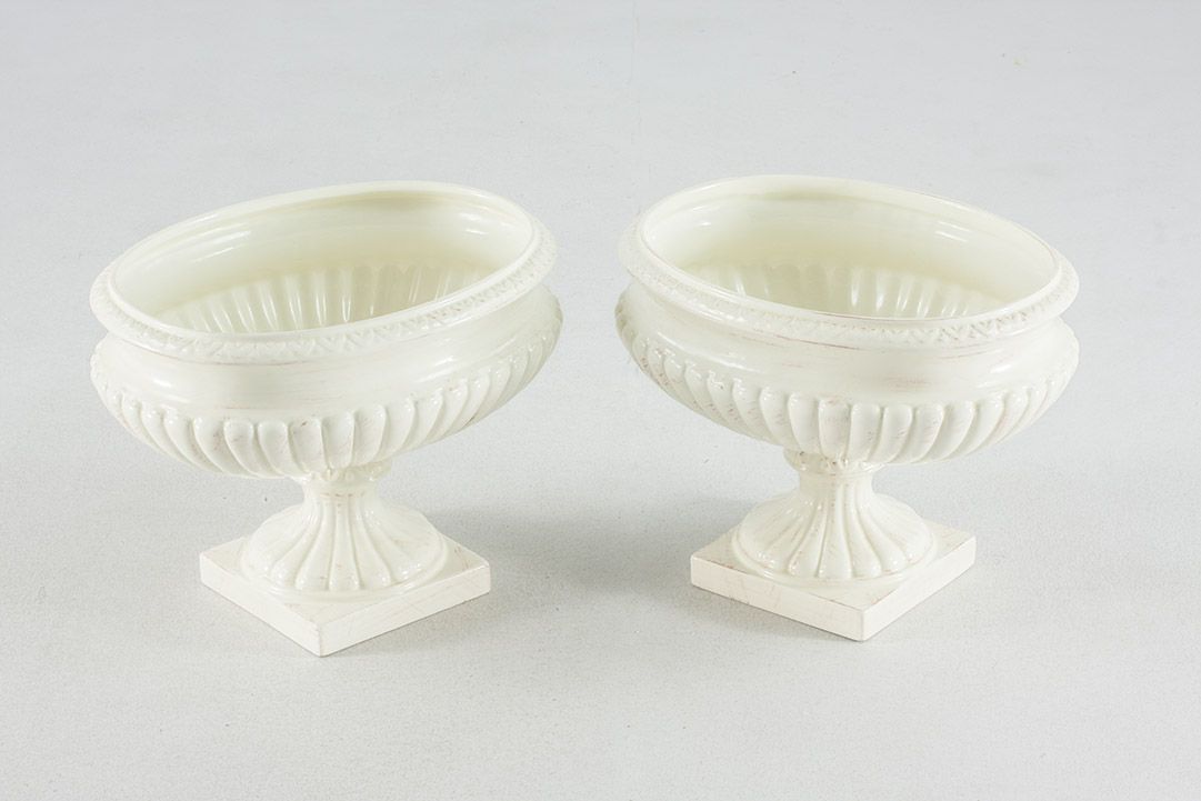 Foto White Porcelain Flower Pot **