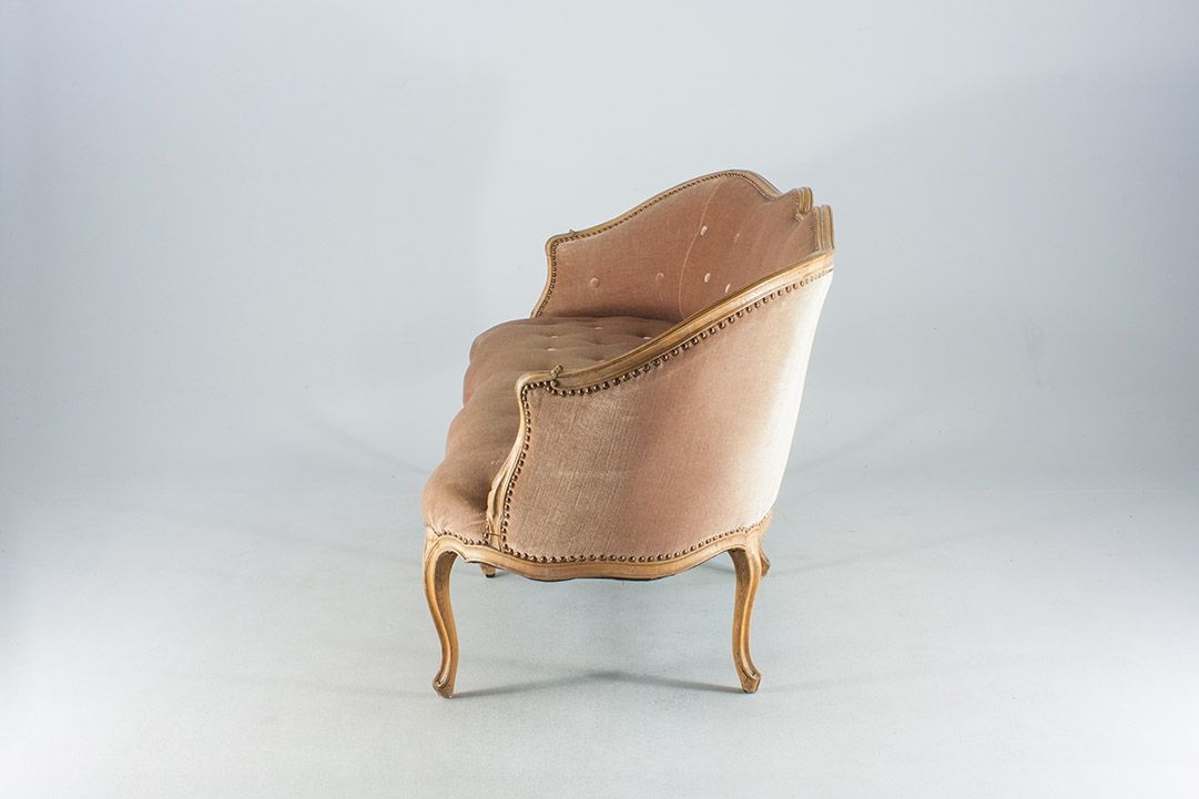 Foto Rose Velvet Stilmöbel Baroque Sofa 1959 h82x175x57