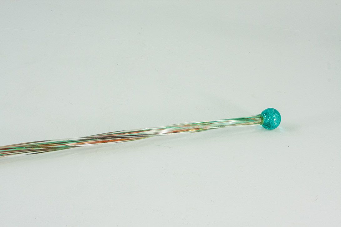Foto Colorful Spiral Glass Cane