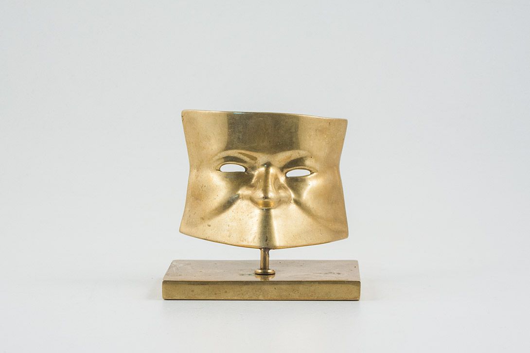 Foto Venetian Golden Mask Sculpture 1985
