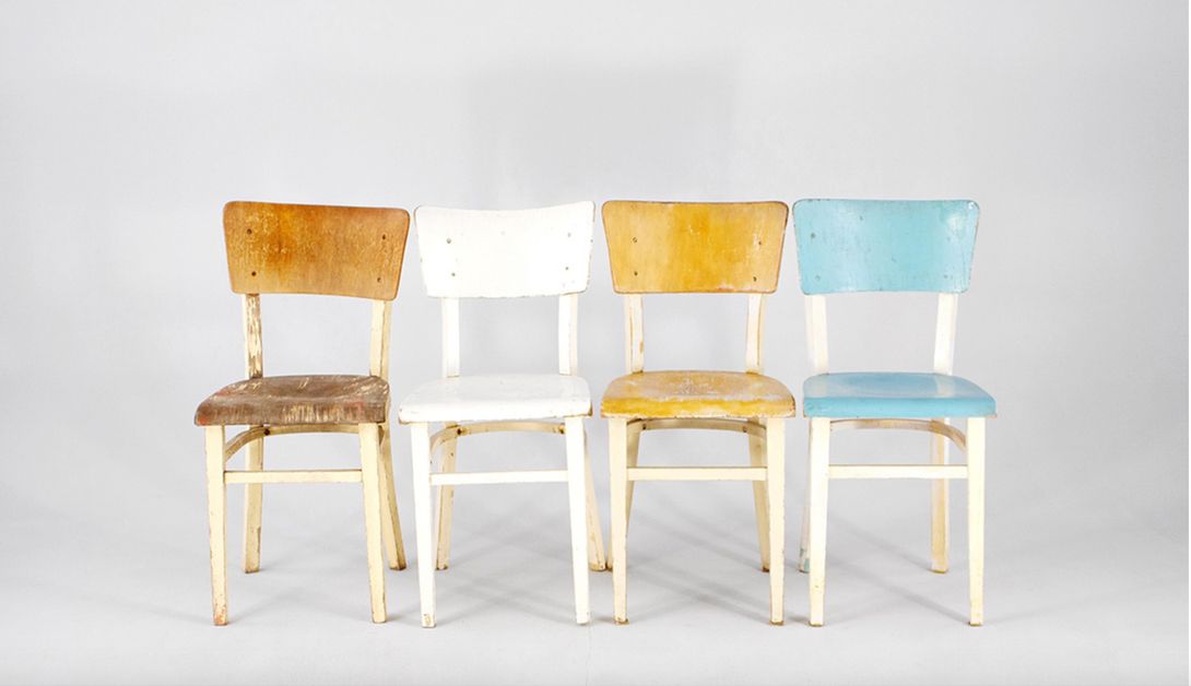 Foto Thonet Chair in diff. Melanges