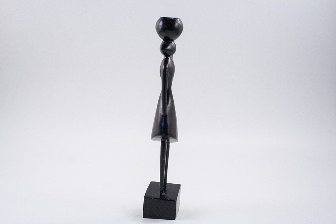 Foto Black African Sculpture of a Women h35x6x6