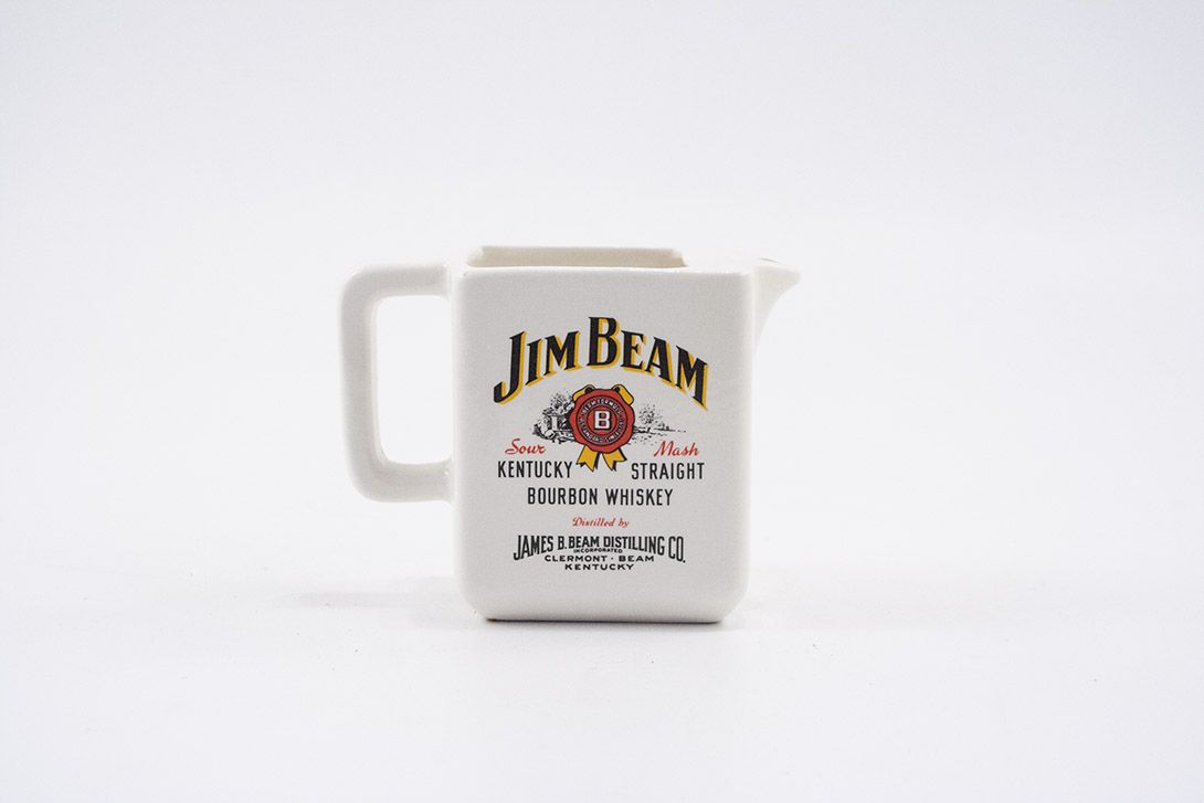 Foto White Jim Beam Porcelain Can