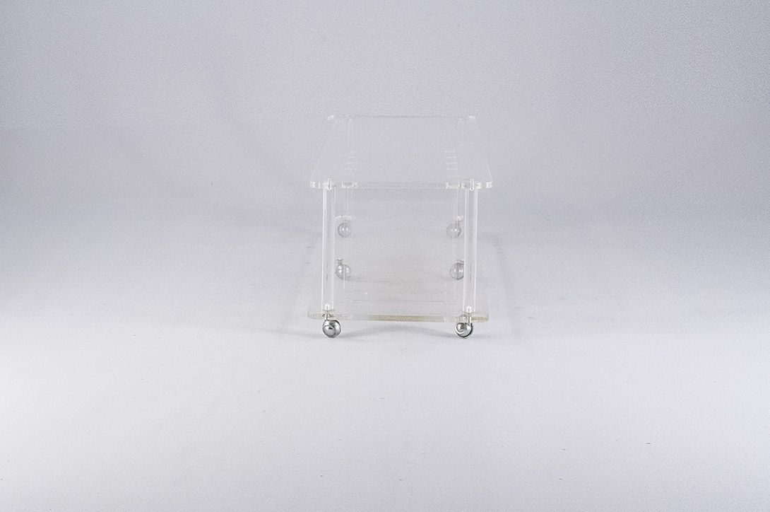 Foto Acrylic TV Side Table h42x110x46