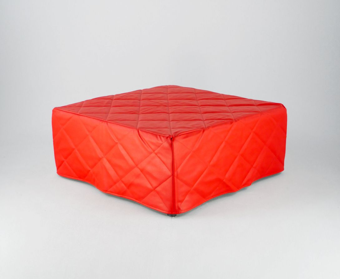 Foto Red Sky Leather Modular Lounge Seat h50x120x120