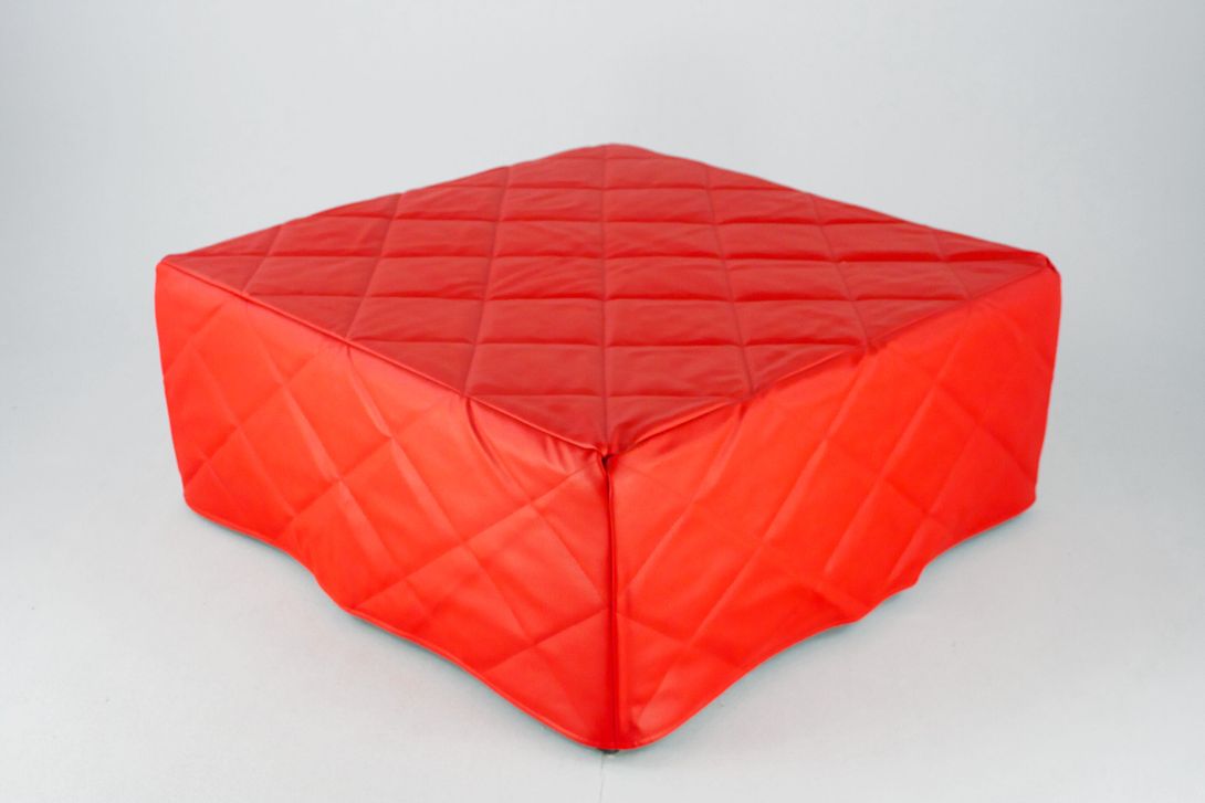 Foto Red Sky Leather Modular Lounge Seat h50x120x120