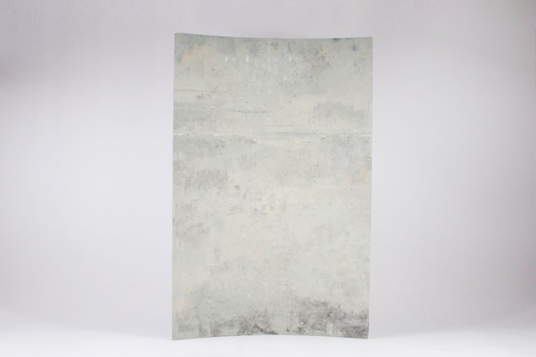 Foto Radial Room Divider with Concrete Surface 240cm