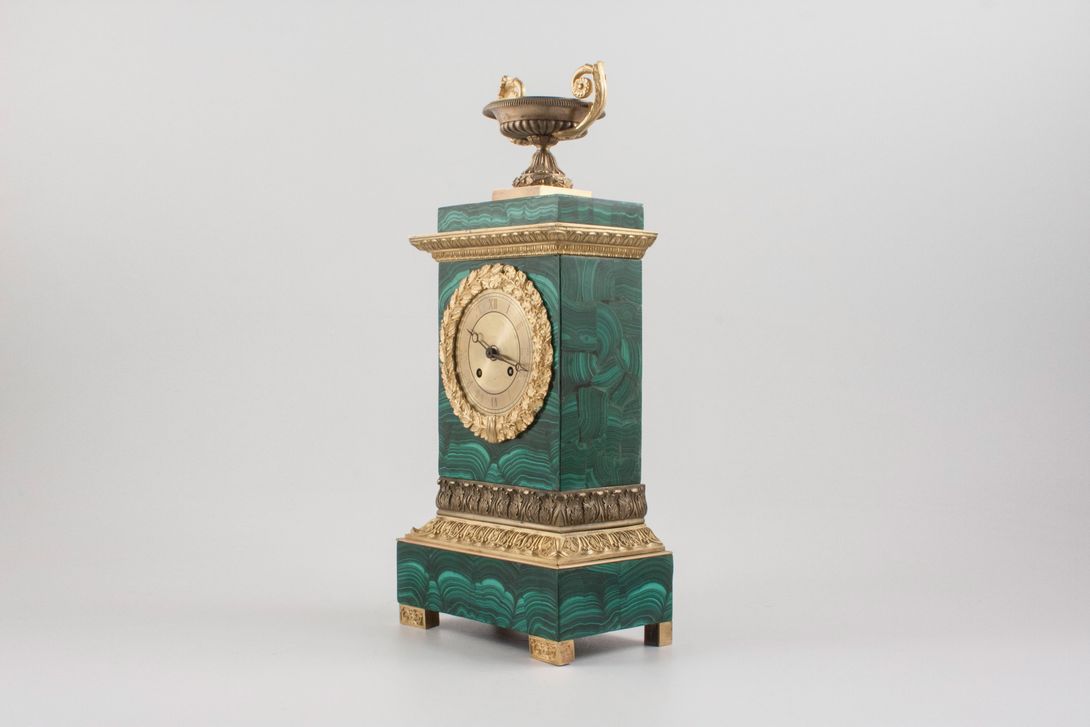 Foto Malachite Empire Clock 1840