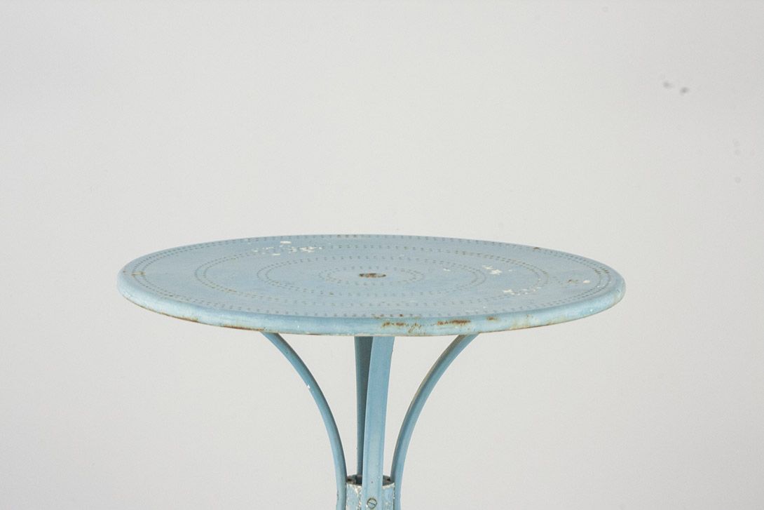Foto Round Metal Garden Table 1950 ​h73x80