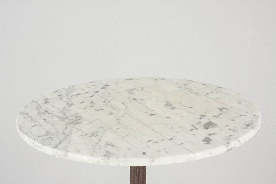 Foto Parisian Bistro Table with Marble Top 1895 h​70&#215;70