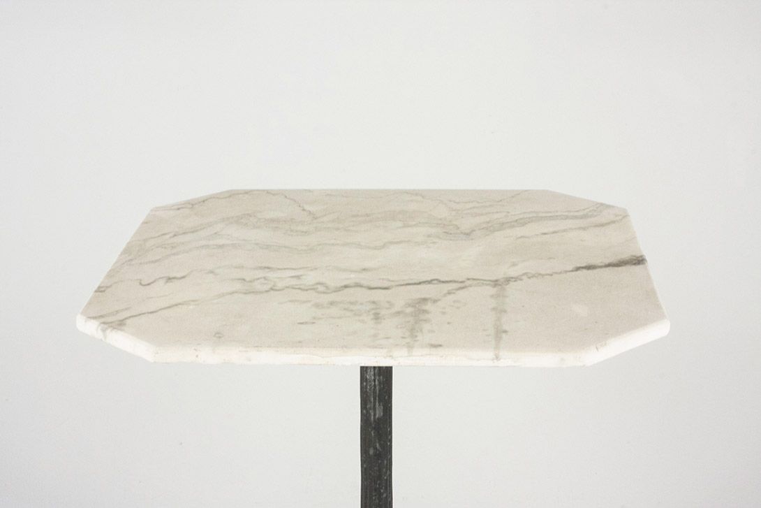 Foto Baroque Table with Octagonal Marble Leaf h70x70x70