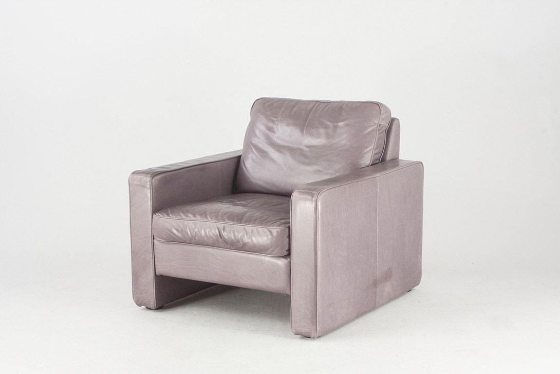 Foto Grey COR Cornesta Leather Armchair