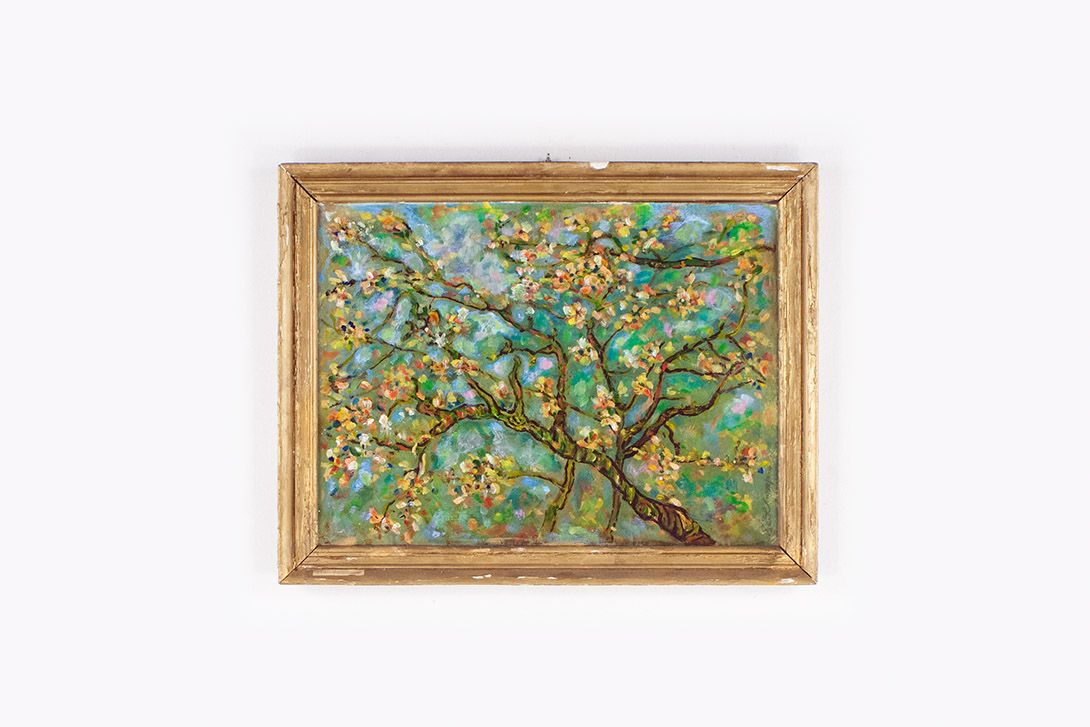 Foto Oil Painting Almond Blossom 1976 ​h72x91 28D10