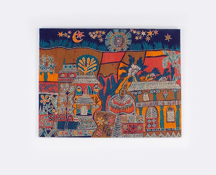 Foto Batik Oriental Town 1966 h92x120 2A9