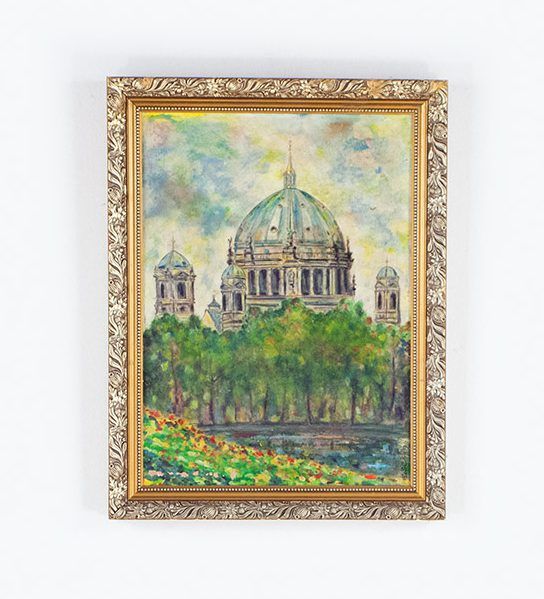 Foto Oil Painting Berlin Dom 1997 h75x58 34A1