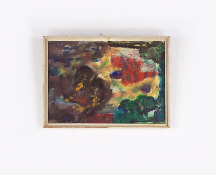 Foto Abstract Watercolor Painting 1968 10A1 h32x44