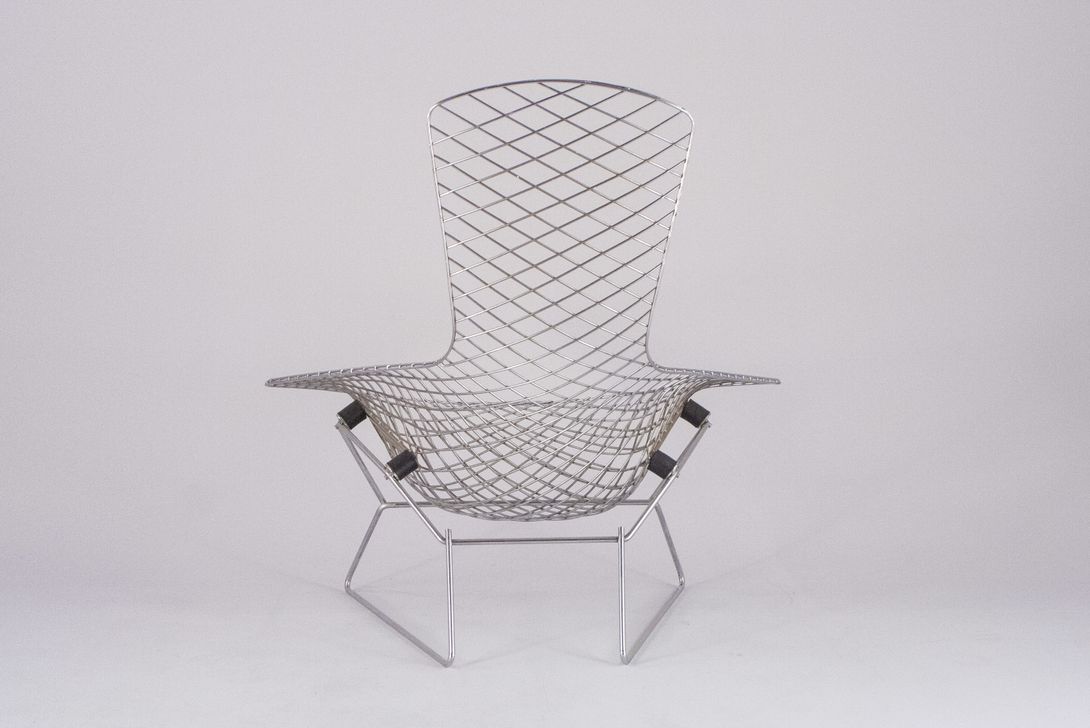 Foto Bird Chair Harry Bertoia Chrome