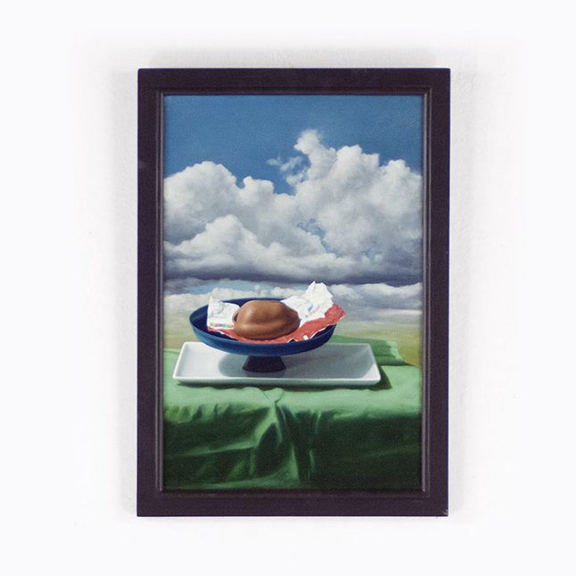 Foto Still Life Kinderschokolade with Cloudy Background h76x51cm 11C4