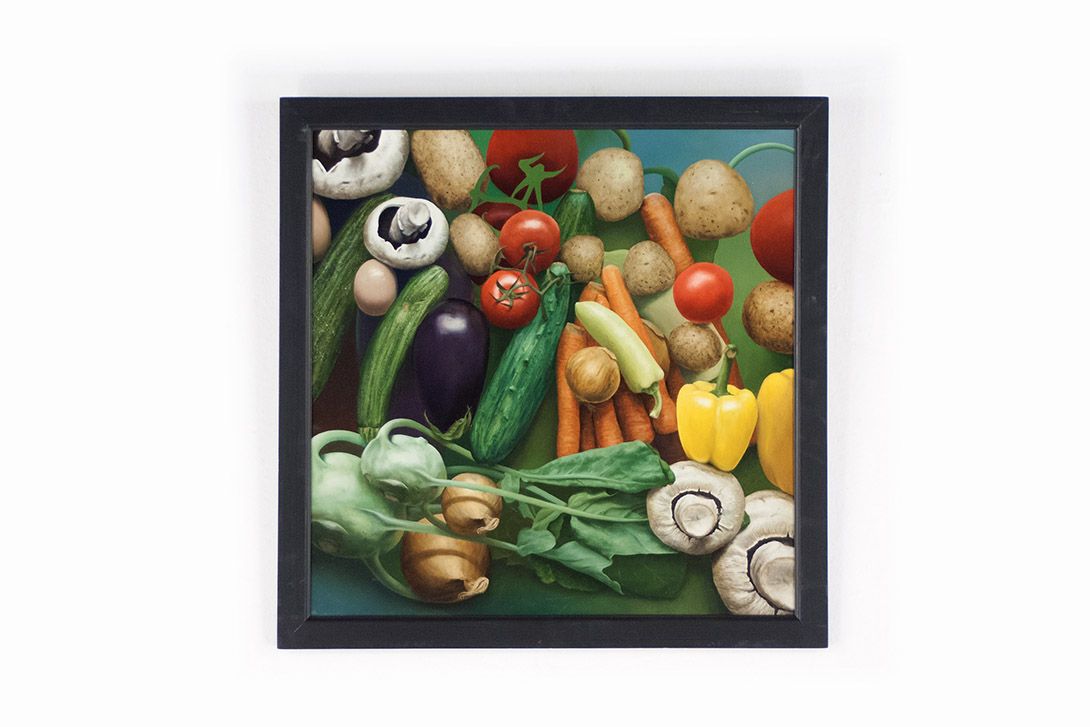 Foto Vegetable Painting 66x66cm 10D1