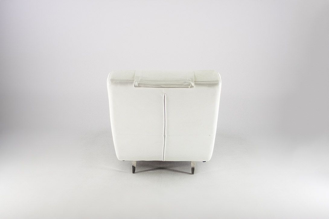 Foto White Wavy Lounger Bench 2000