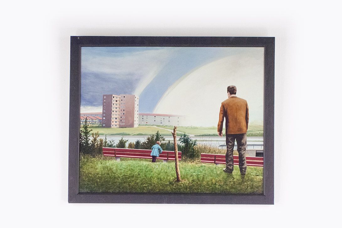 Foto Oil Painting Rhine Valley h49x74 4C2