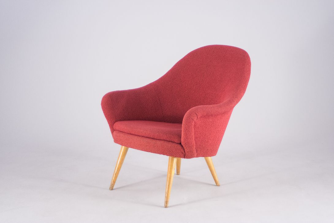 Foto Cocktail Chair with Armrests by Miroslav Navratil 1954