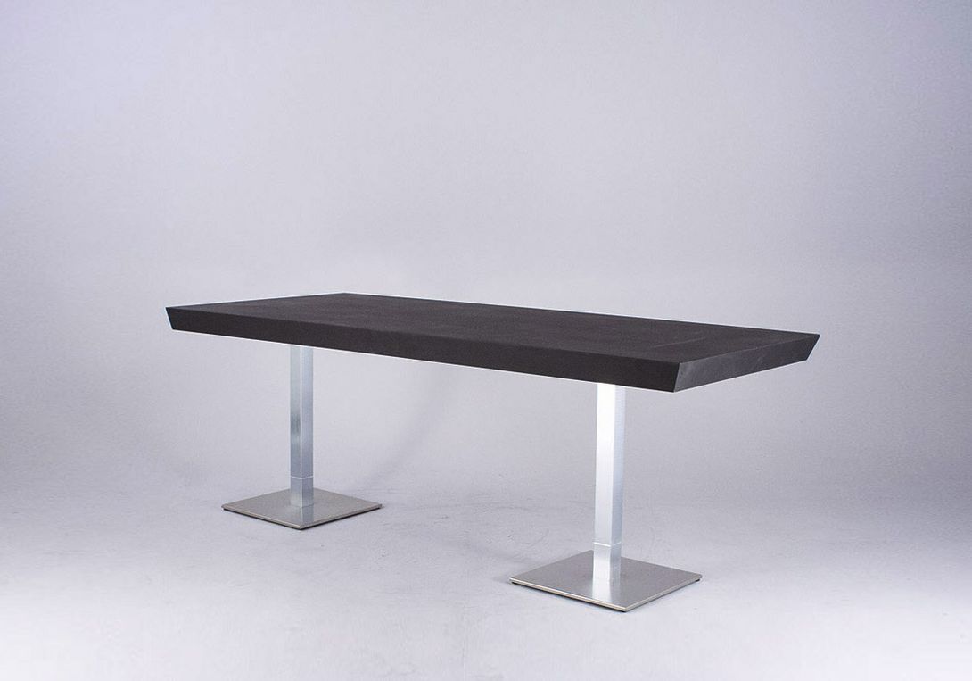 Foto Wooden Table with Squared Legs