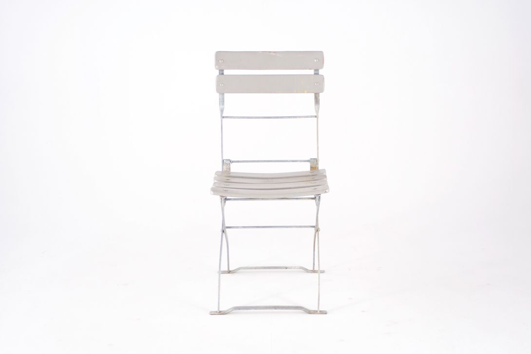 Foto (26898) Folding Beer-Garden Chair with White Laqued Surface