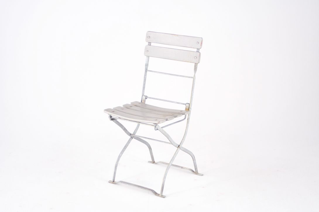 Foto (26898) Folding Beer-Garden Chair with White Laqued Surface