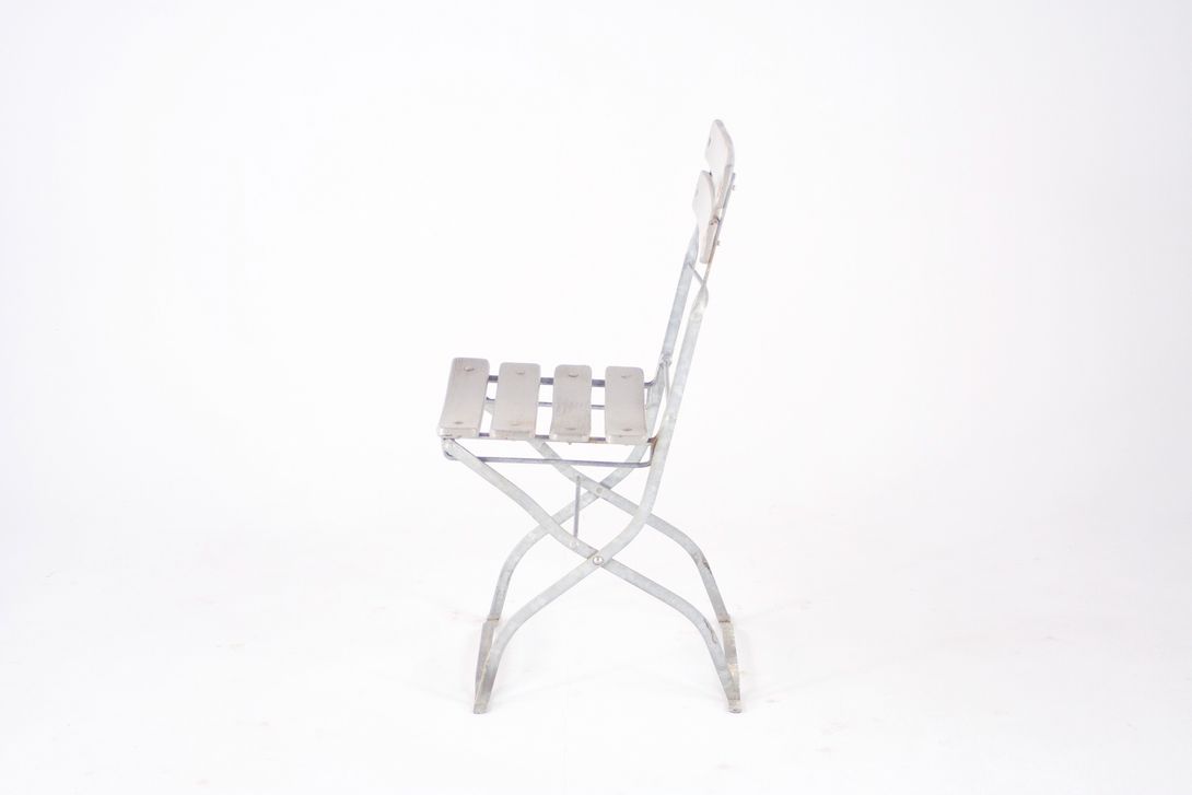 Foto (26898) Folding Beer-Garden Chair with White Laqued Surface