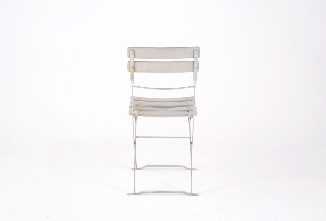 Foto (26898) Folding Beer-Garden Chair with White Laqued Surface