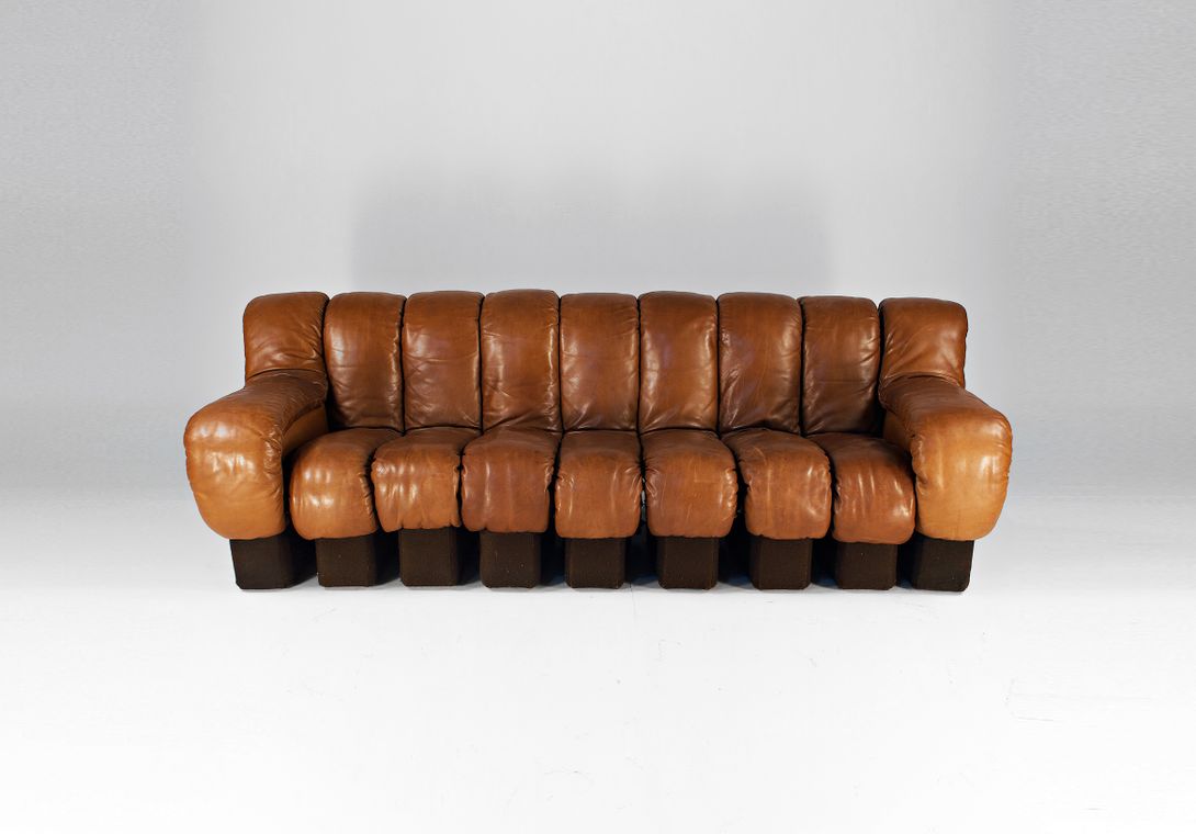 Foto De Sede DS-600 Brown Leather Sofa (E)