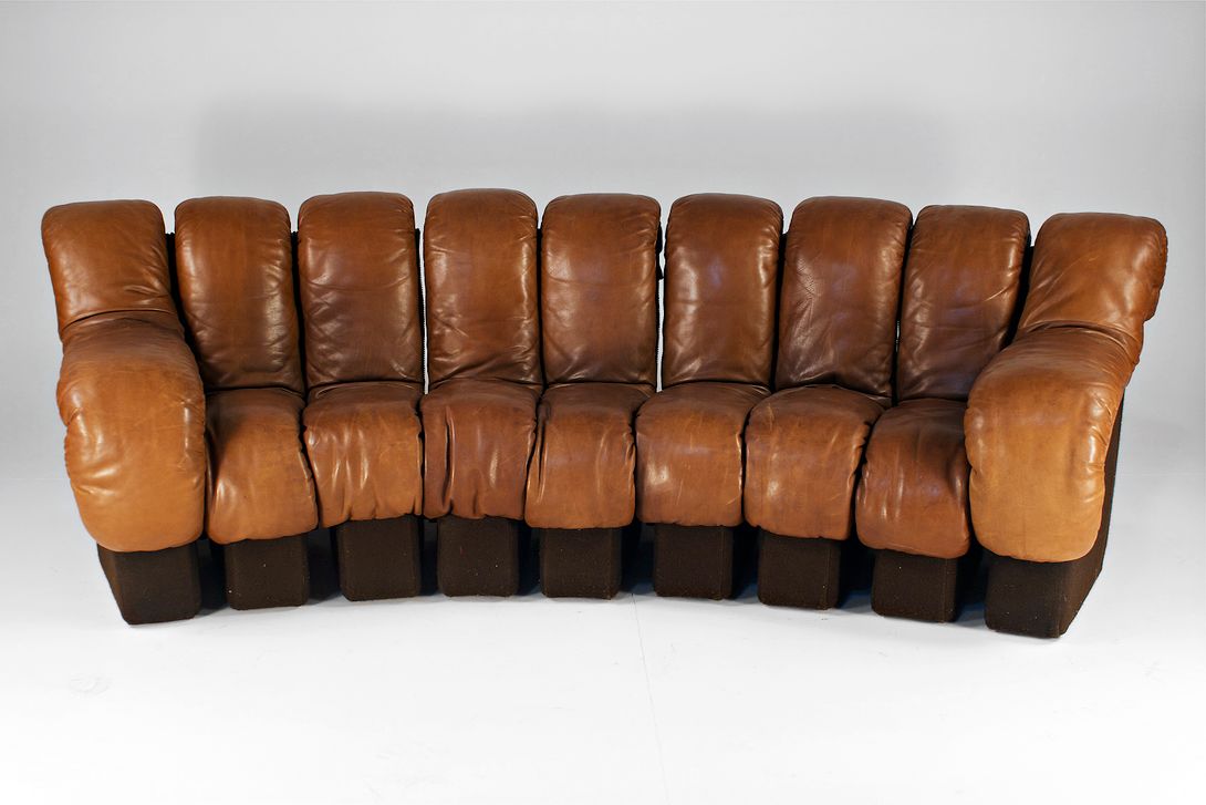 Foto De Sede DS-600 Brown Leather Sofa (E)
