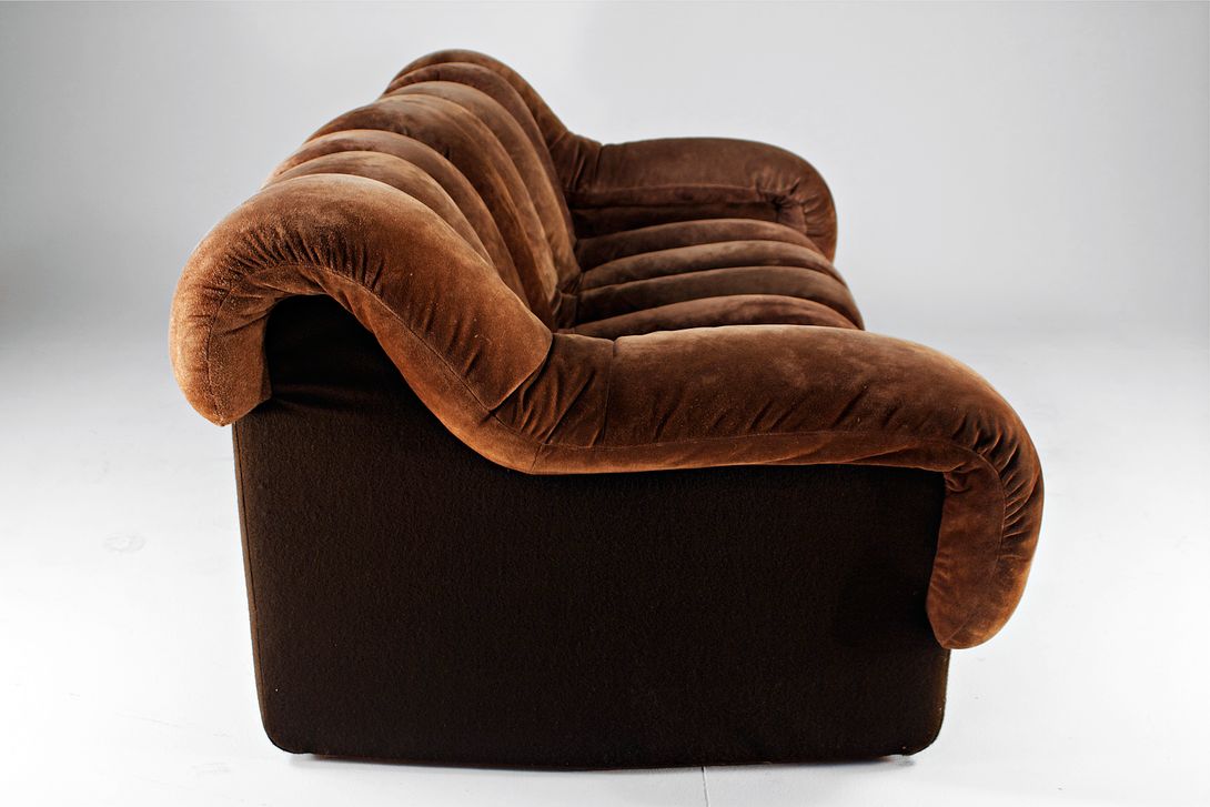 Foto De Sede DS-600 Brown Suede Sofa (E)