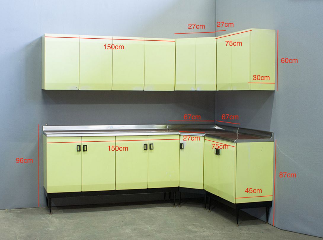 Foto Yellow Metal Kitchen Part 1 Italy 1966