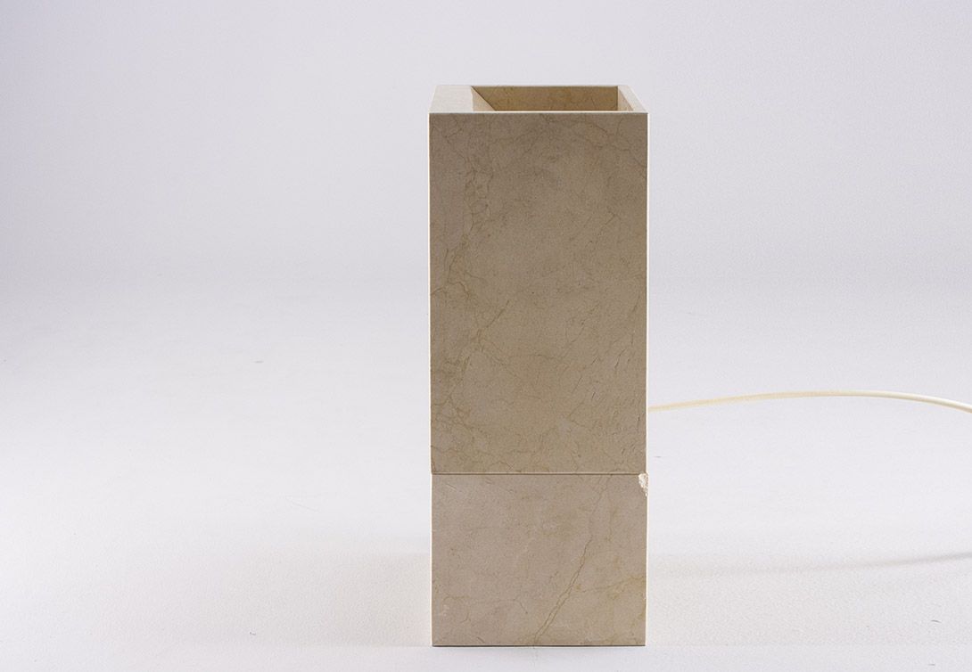 Foto White Marble Music Speakers Heavy 1965 h75x34x30