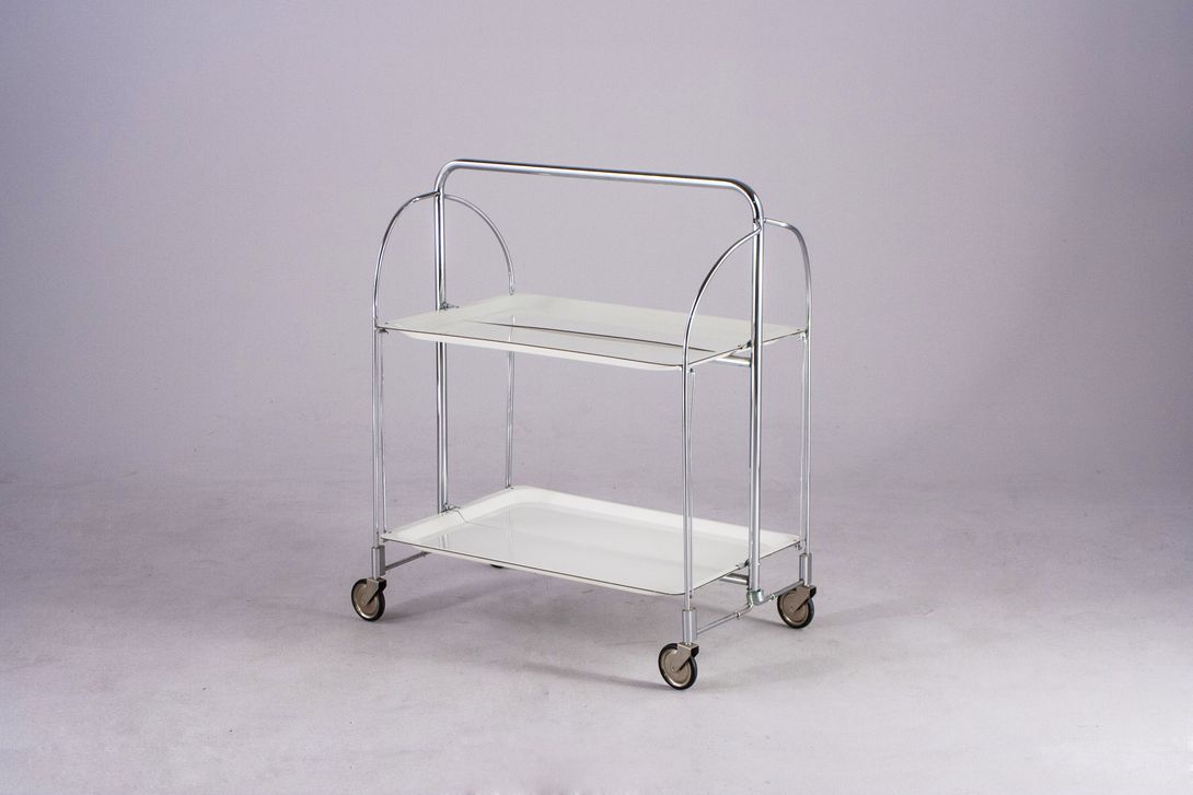 Foto Classic White Serving Cart ​h79x69x41