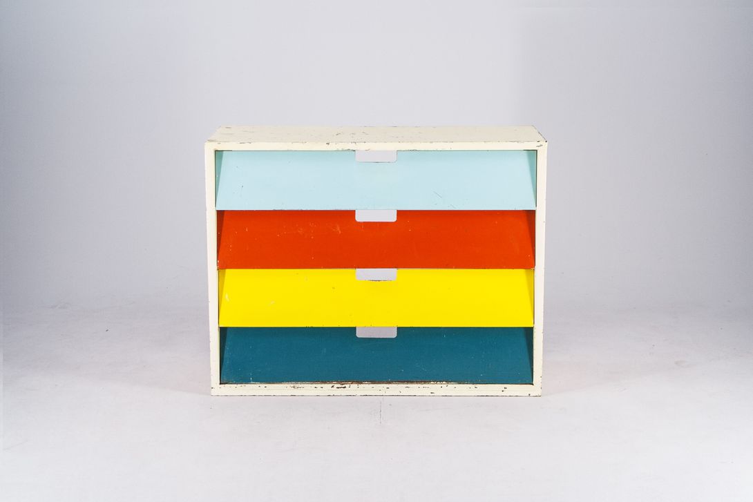 Foto Small Colourblock Shoe Rack 1969