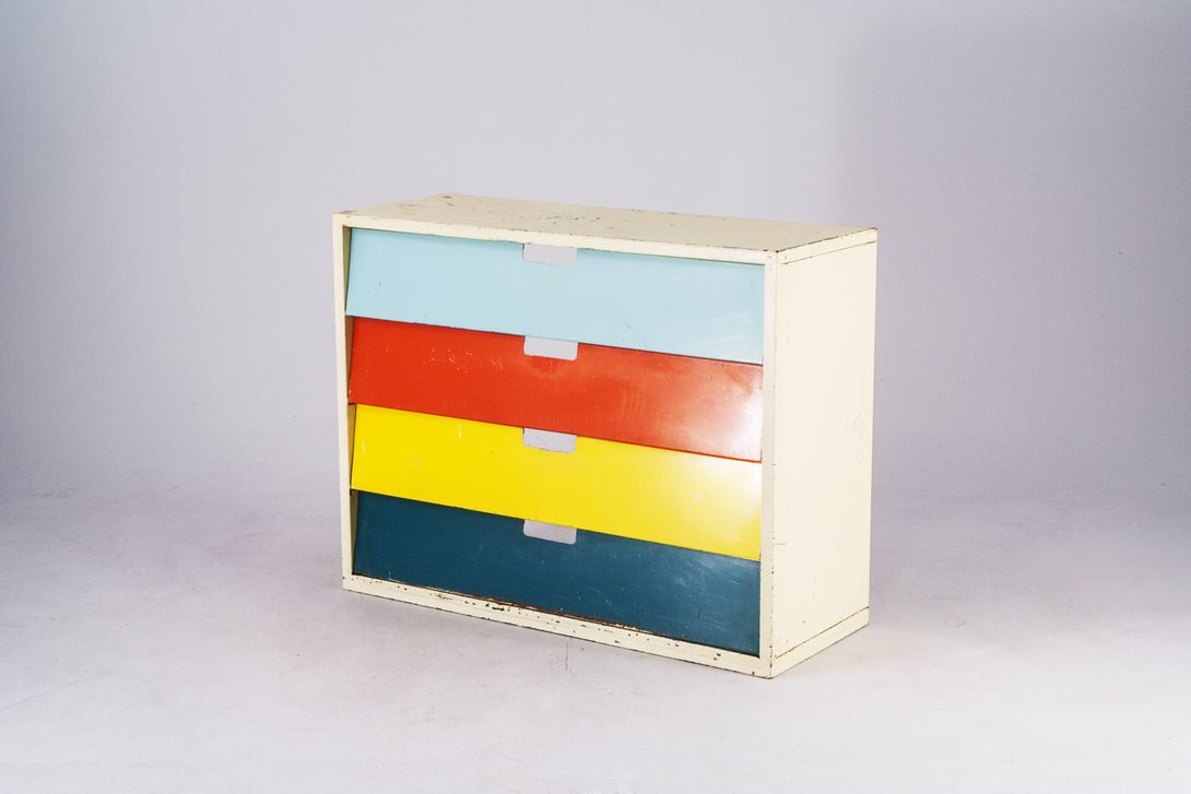 Foto Small Colourblock Shoe Rack 1969