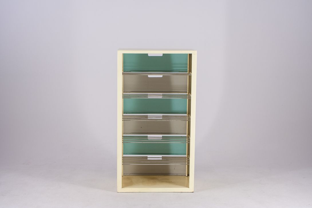 Foto High Colourblock Metal Shoe Cabinet 1966