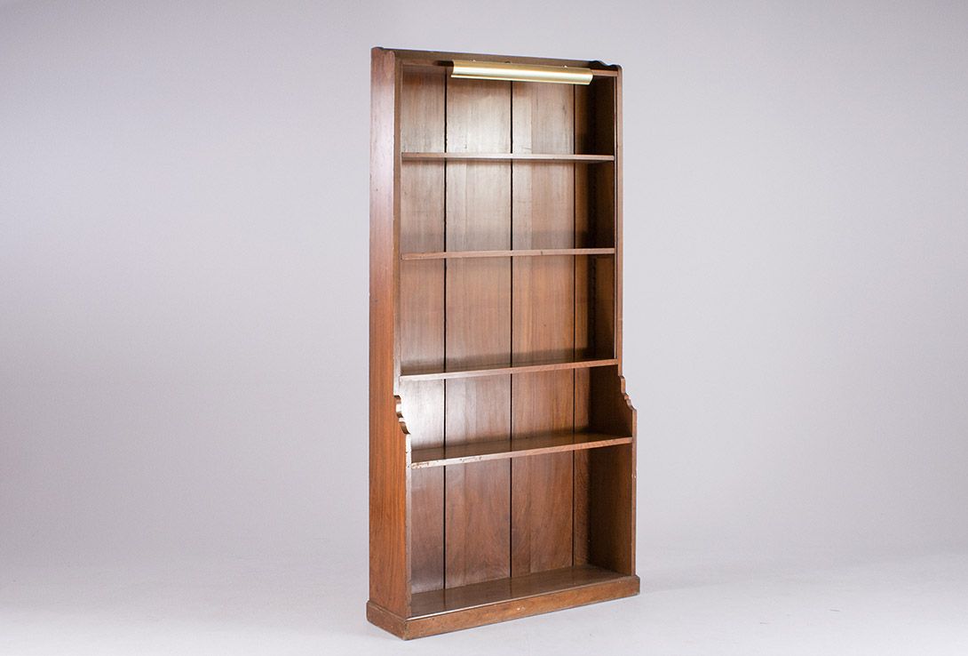 Foto Buffet Arts &#038; Crafts with Shelf and Brass Book Lamp h225x128x38 Frankfurt 1895