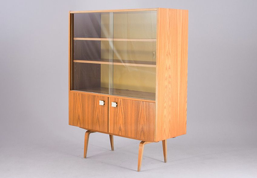 Foto DW Hellerau Plywood Book Shelf by Franz Ehrlich 1966