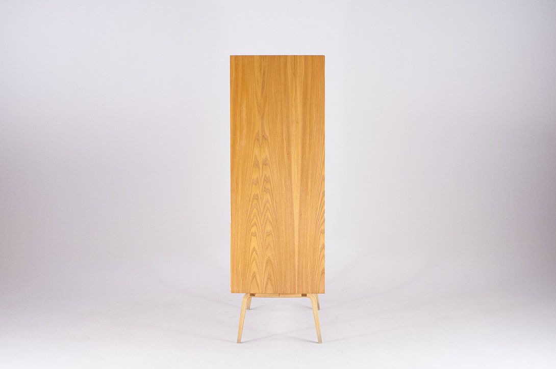 Foto DW Hellerau Plywood Book Shelf by Franz Ehrlich 1966