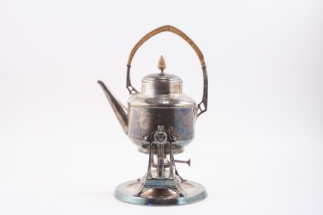 Foto Old Silver Samovar Argentor 1912