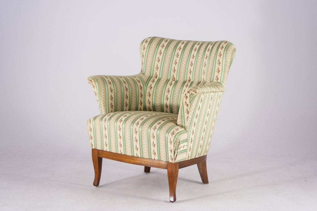 Foto Floral English Armchair 1910