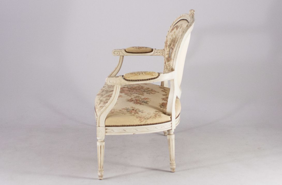 Foto Classicism Gobelin Sofa Rheinsberg 1890
